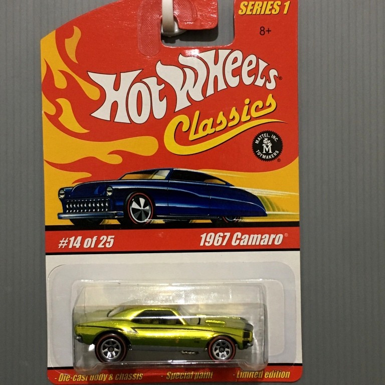 Hot wheels cheap 67 camaro green