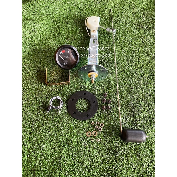 UNIVERSAL CAR LORRY FUEL TANK FLOAT 24VOLT FUEL GAUGE (FULL SET