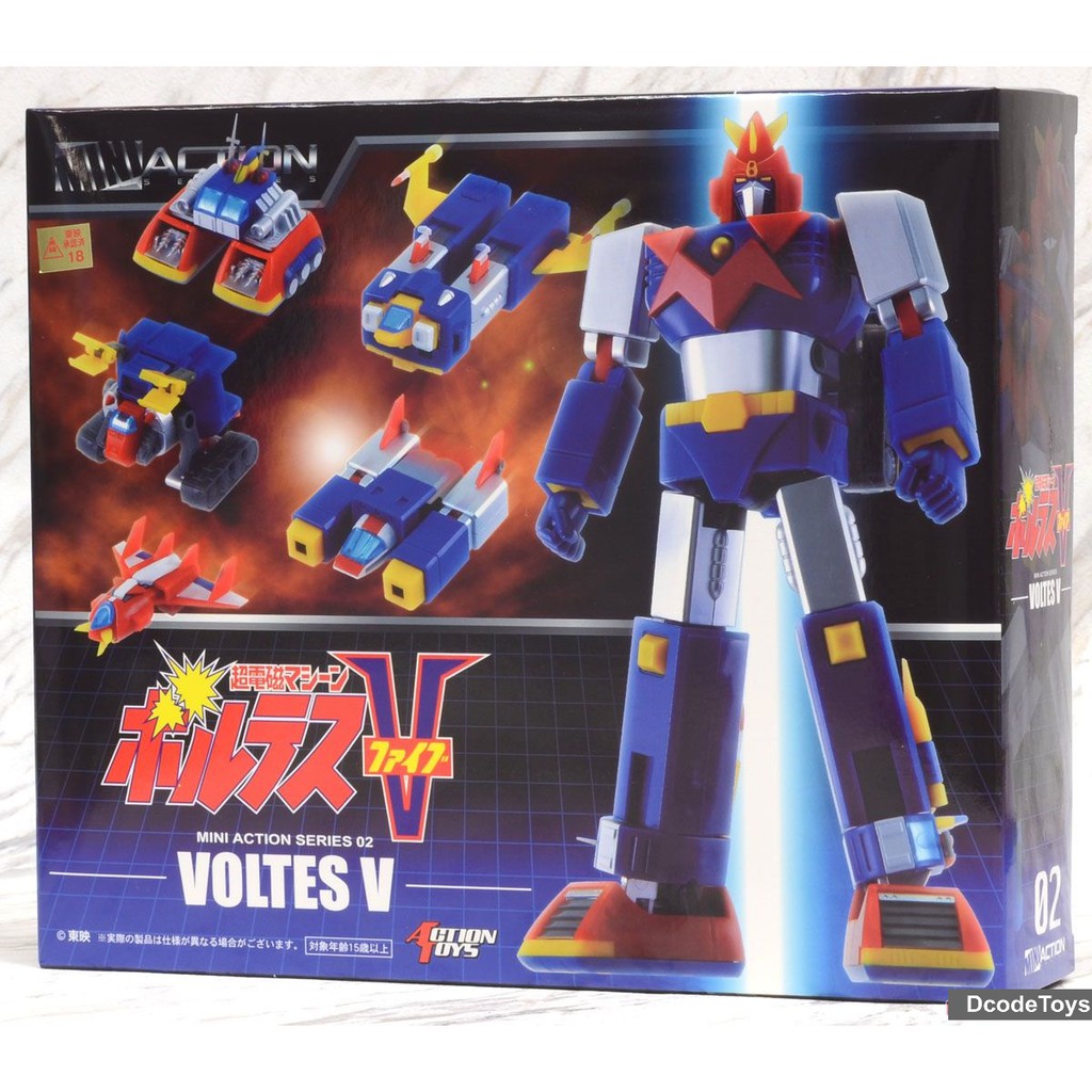 Mini Action Series Voltes V Ready Stock Action Toys