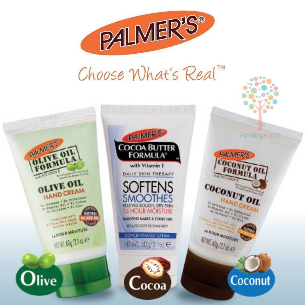 Palmer's Olive Oil/ Cocoa Butter Formula Hand Cream (60g) | Shopee Malaysia