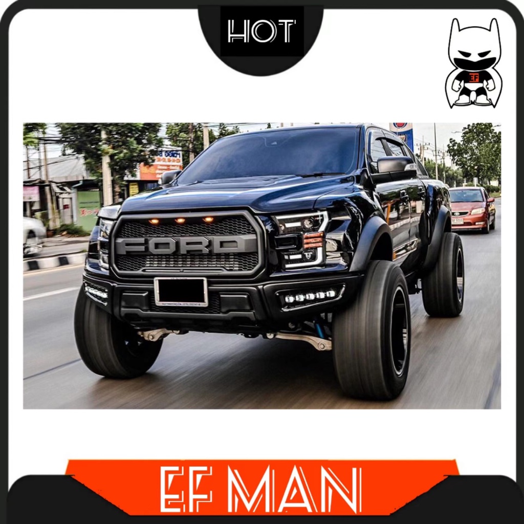 FORD RANGER T6 T7 T8 CONVERT F150 BODY KIT FENDER FRONT BONNET GRILLE ...