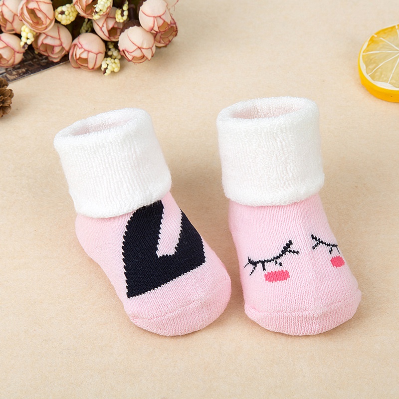 Thick Warm Animal Terry Socks For Children Autumn Winter Baby Socks For ...