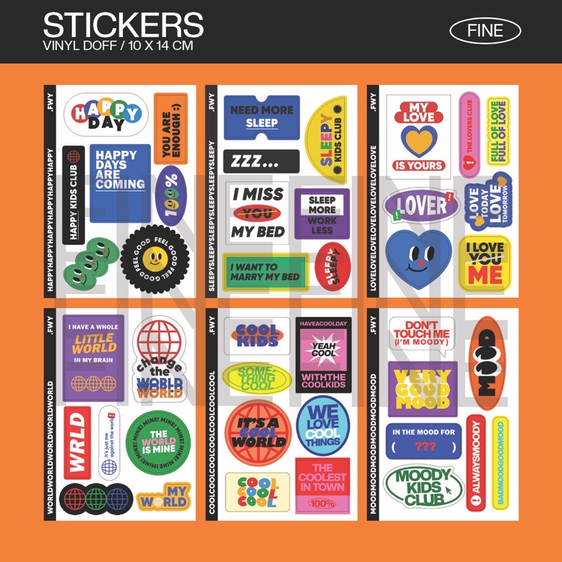 Fine - STICKER | Shopee Malaysia