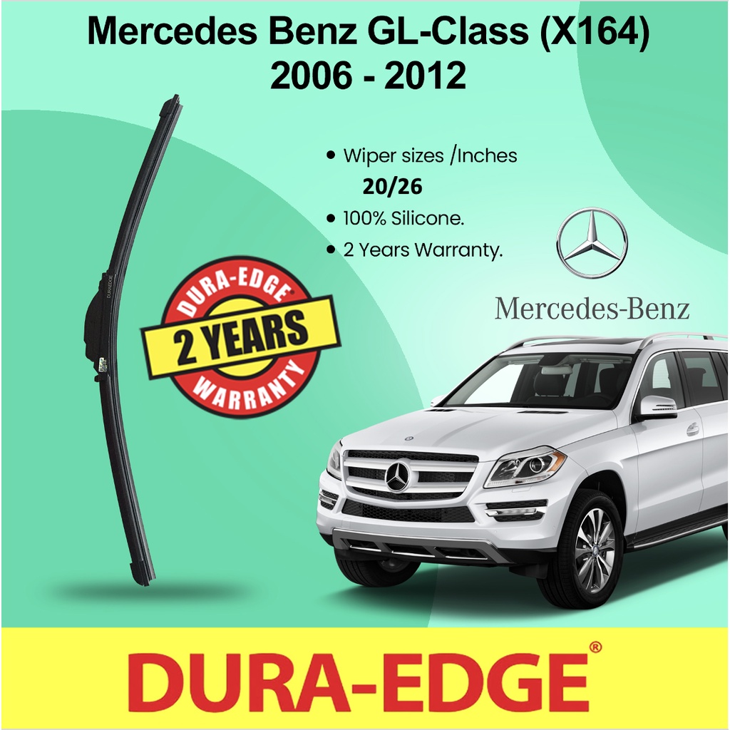 Mercedes Benz GL-Class (X164) 2006-2012 - Dura-Edge Silicone Wiper - 2 ...