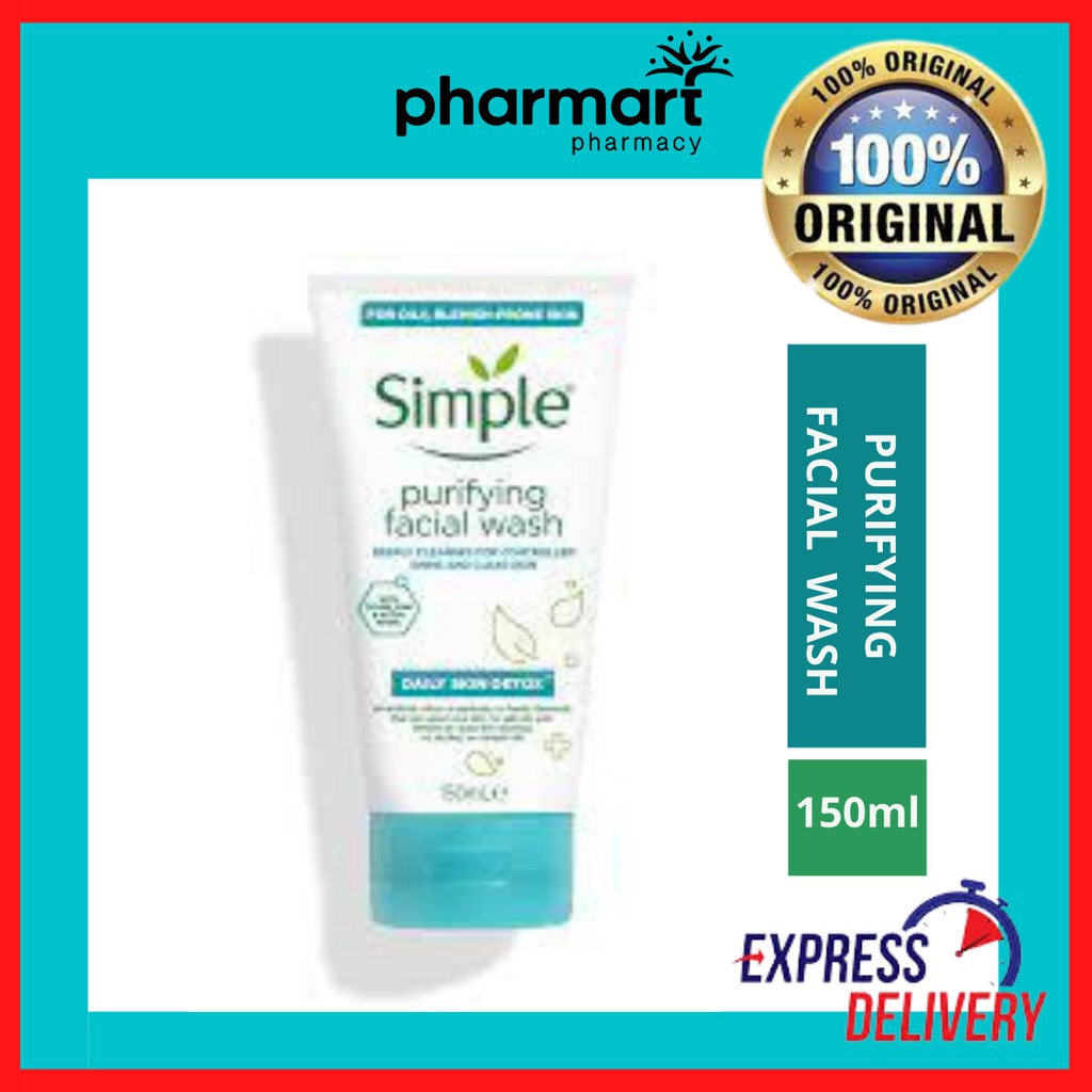 SIMPLE PURIFYING FACIAL WASH EXP10/23 Shopee Malaysia