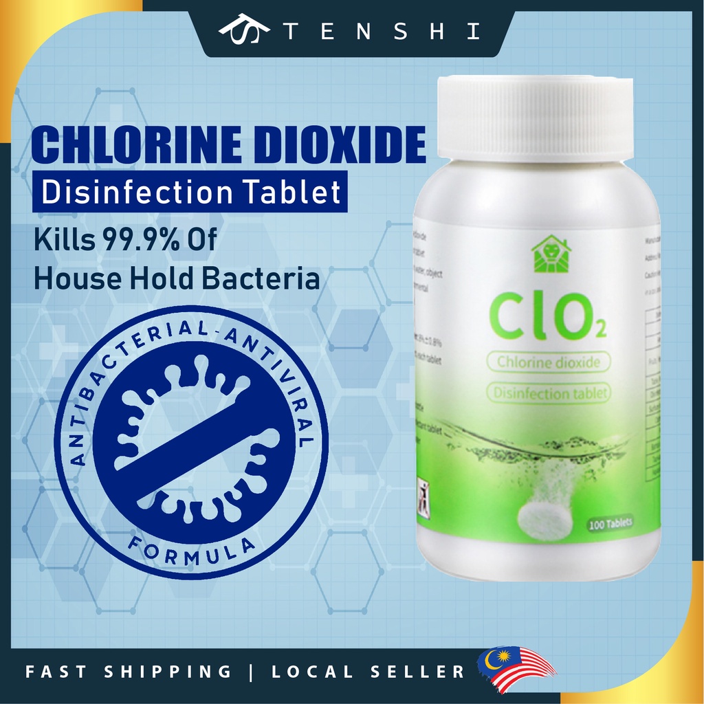 CLO2 Chlorine Dioxide Disinfectant Tablet, Effervescent tablet, Food