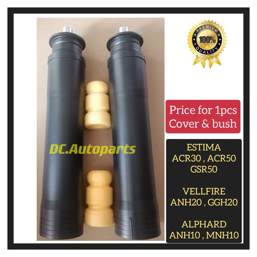 ( REAR ABSORBER DUST COVER WITH BUSH) TOYOTA ESTIMA ACR30 ACR50 ALPHARD ...