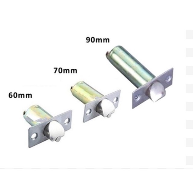 Cylindrical Door Lock Backset Tongue Latch 60mm/70mm/90mm Backset Part