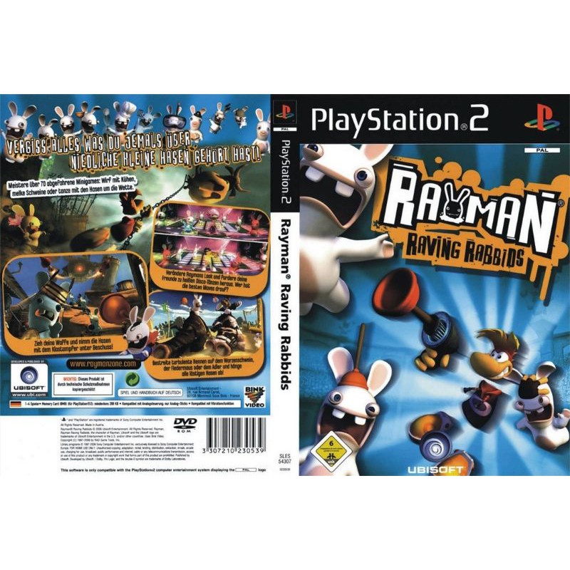 Rayman raving deals rabbids playstation 2