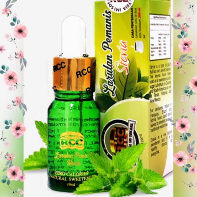 (ORIGINAL)RCC STEVIA SWEETENER 10 ml Expiry 19/6/23 Shopee Malaysia