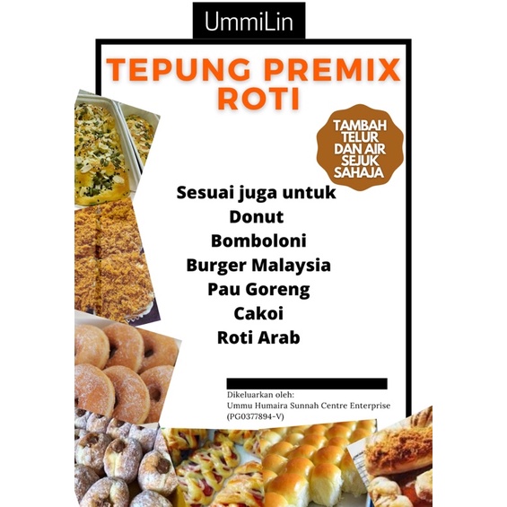 TEPUNG PREMIX ROTI by UmmiLin | Shopee Malaysia
