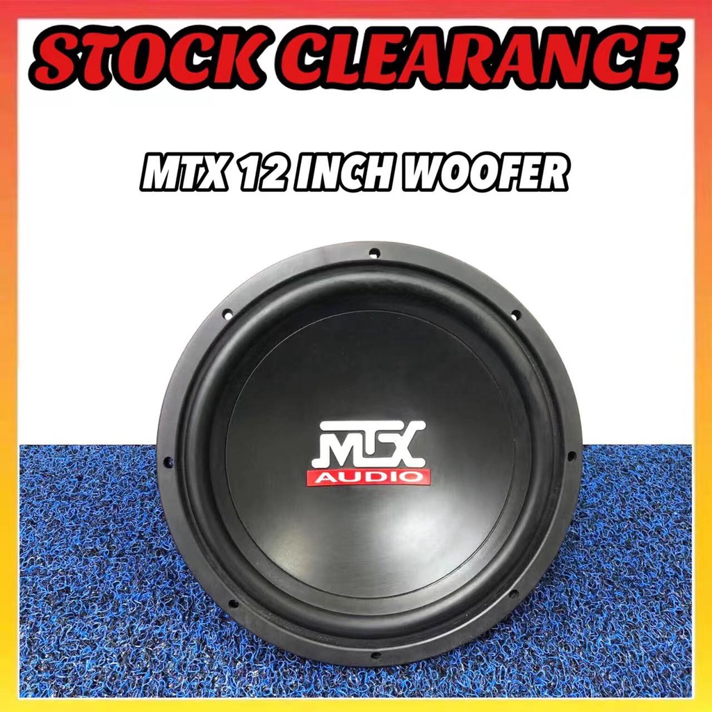 CAR AUDIO WOOFER SPEAKER MTX 12INCH WOOFER Audio Sound System Kereta