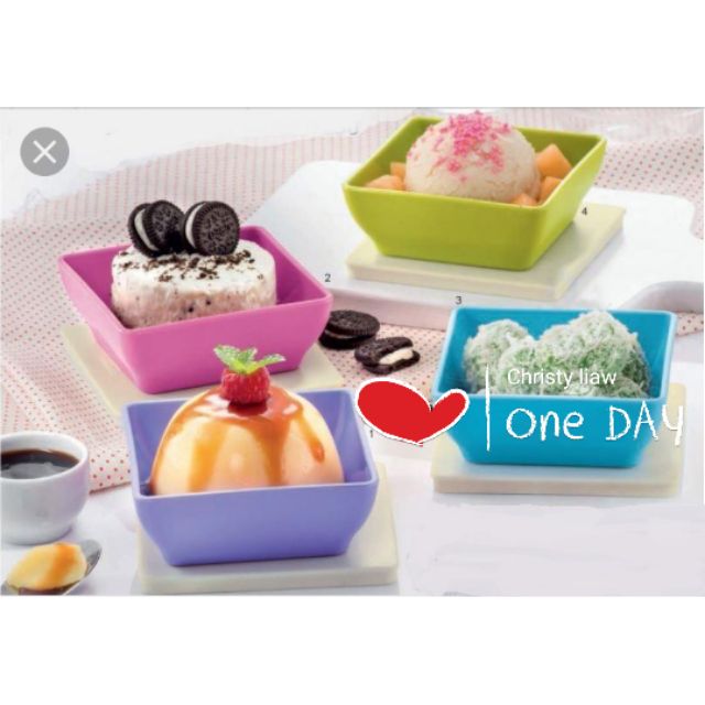 Tupperware brands Zen square Small (1)200ml | Shopee Malaysia