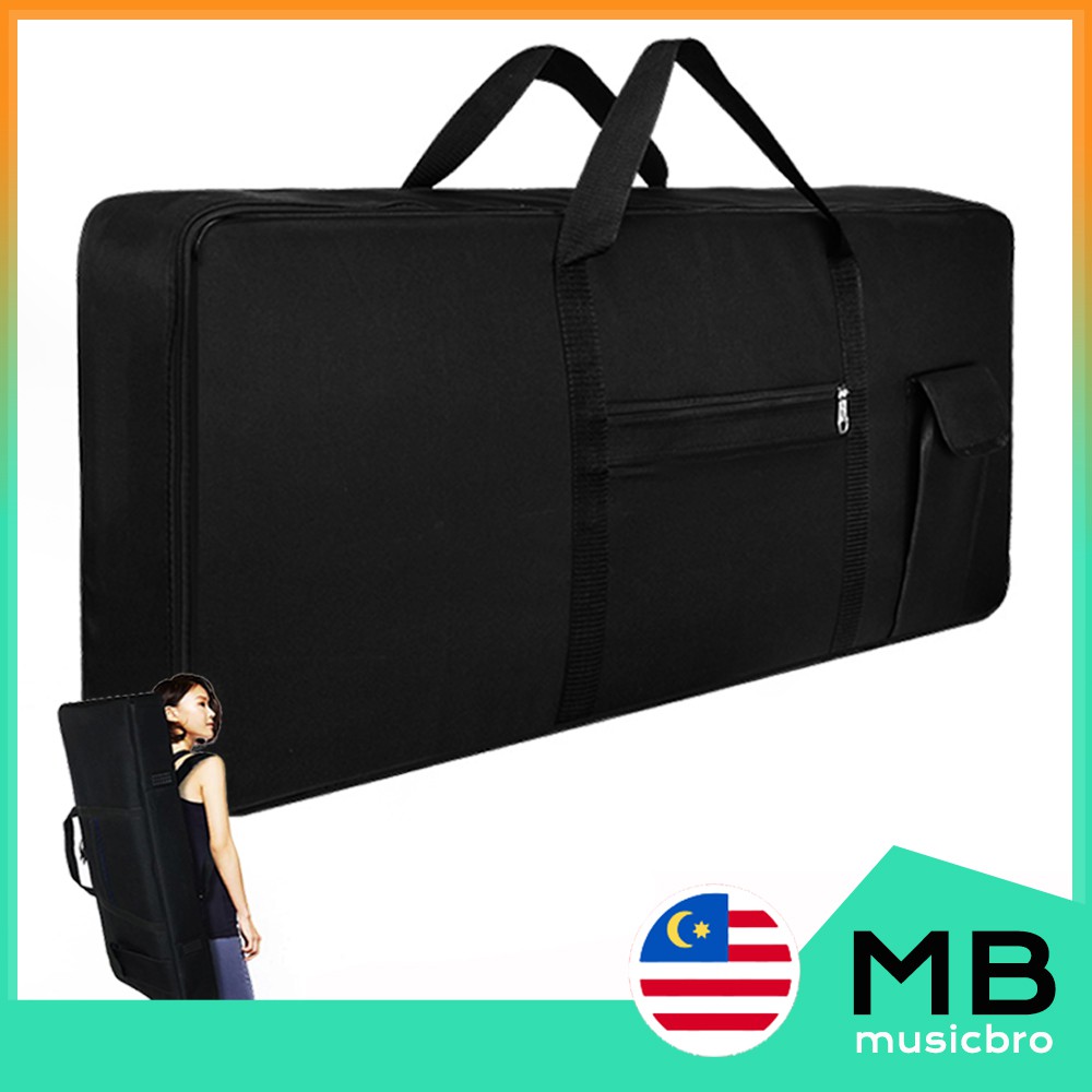 Portable 61 Keys / 88 Keys 5mm / 10mm Padded Keyboard Bag Double