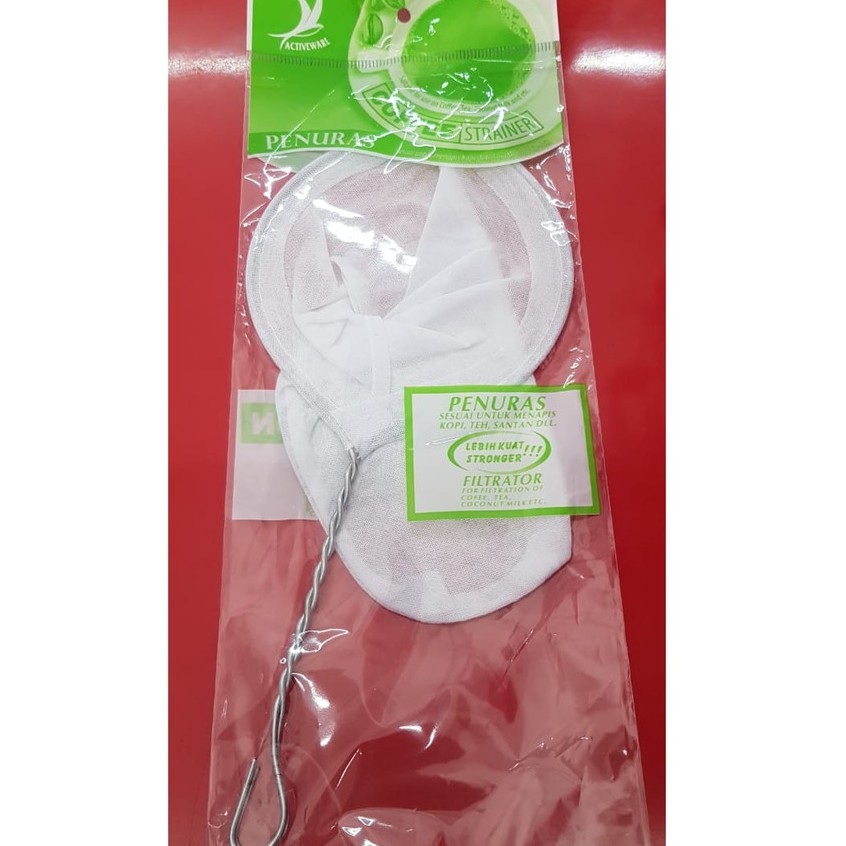TERMURAH COFFEE TEA STRAINER / PENAPIS TEH KAIN / CLOTH STRAINER