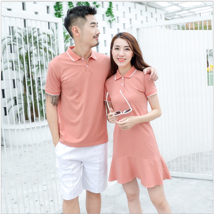 Couple dress and polo shirt online