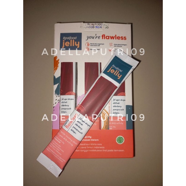 Realfood Flawless Jelly Collagen Formulation Bird Nest Unit Swallow