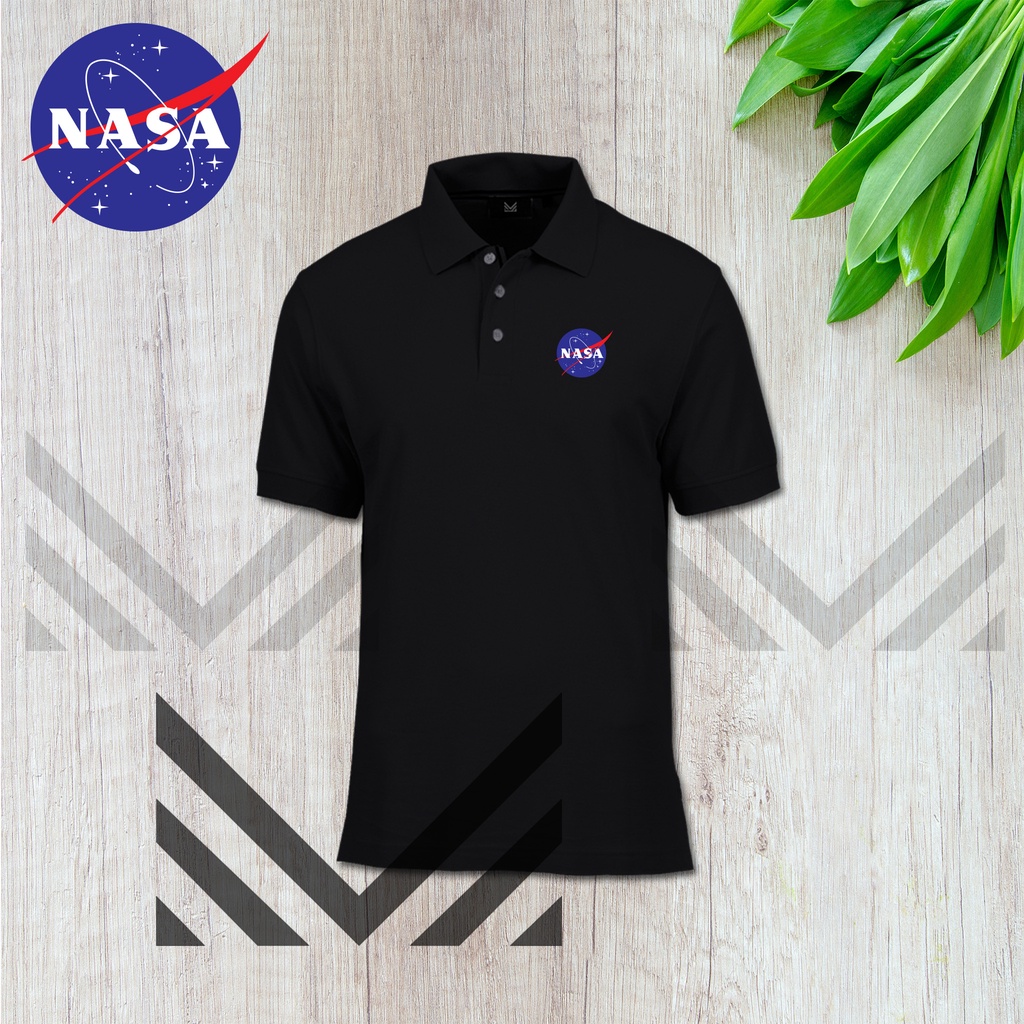 🔥🔥Polo T-Shirt Nasa 100% Premium Cotton Fabric Unisex/Mens