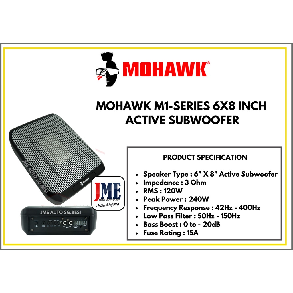 [INSTALLATION][JME AUTO] MOHAWK M1SERIES ACTIVE SUBWOOFER / WOOFER BOX