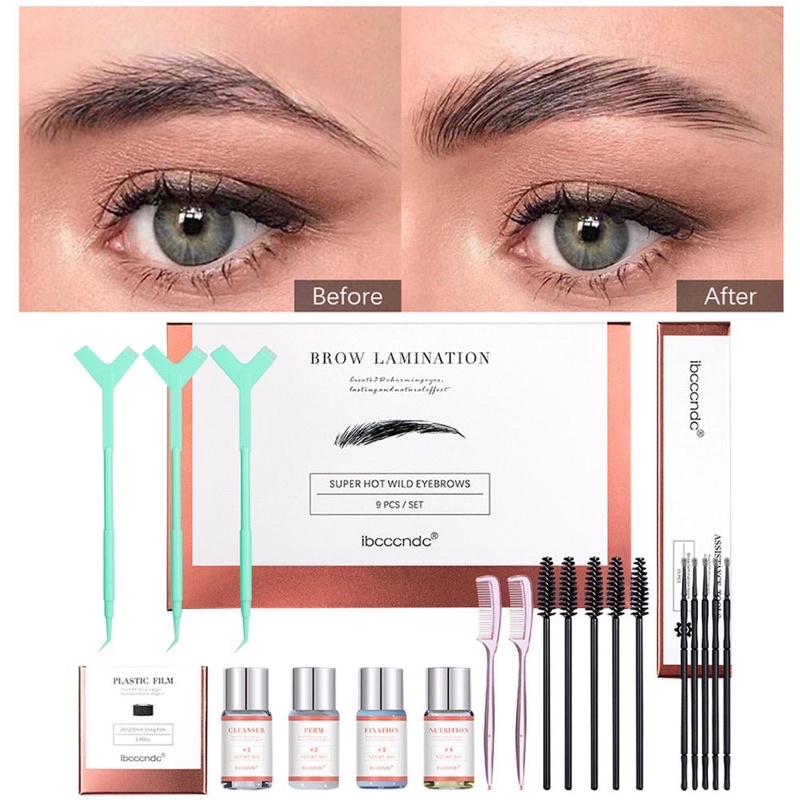 ibcccndc Lash Lift Kit & Eyebrow Lamination Kit Keratin DIY Instant