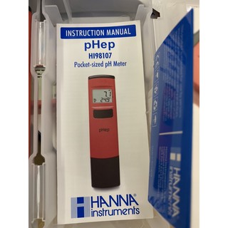 Testeur De PH Hanna Instruments HI-98107 | Précision ±0.1 | Portable Et Fiable