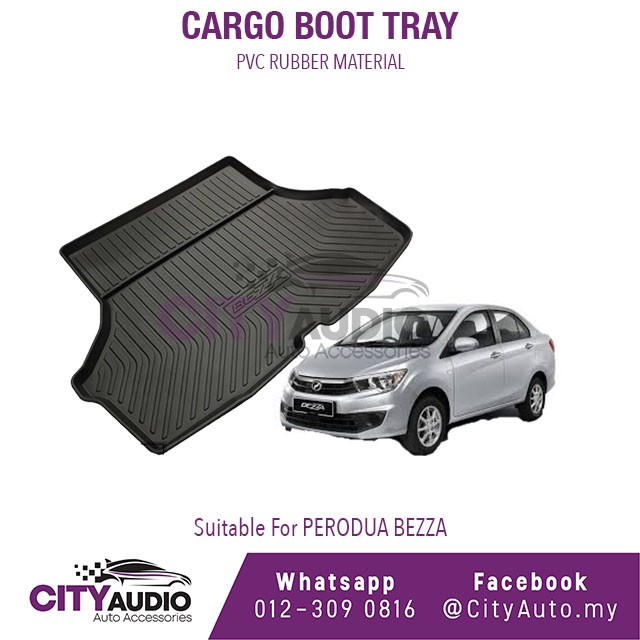 Perodua Bezza Rear Cargo Boot Tray Shopee Malaysia