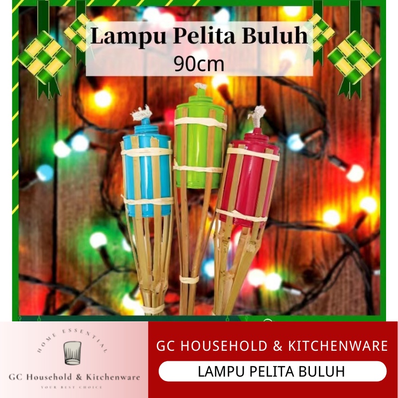 Ready Stock 90cm Lampu Pelita Raya Pelita Buluh Minyak Tanah