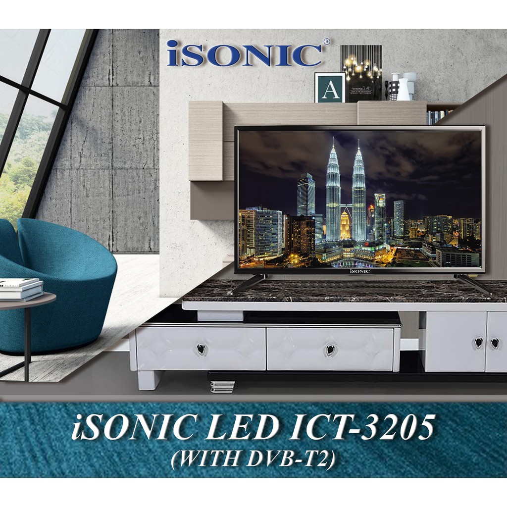 NEW Isonic 32 Inch HD Ready LED TV with Digital Tuner ICT-3205 | Shopee ...