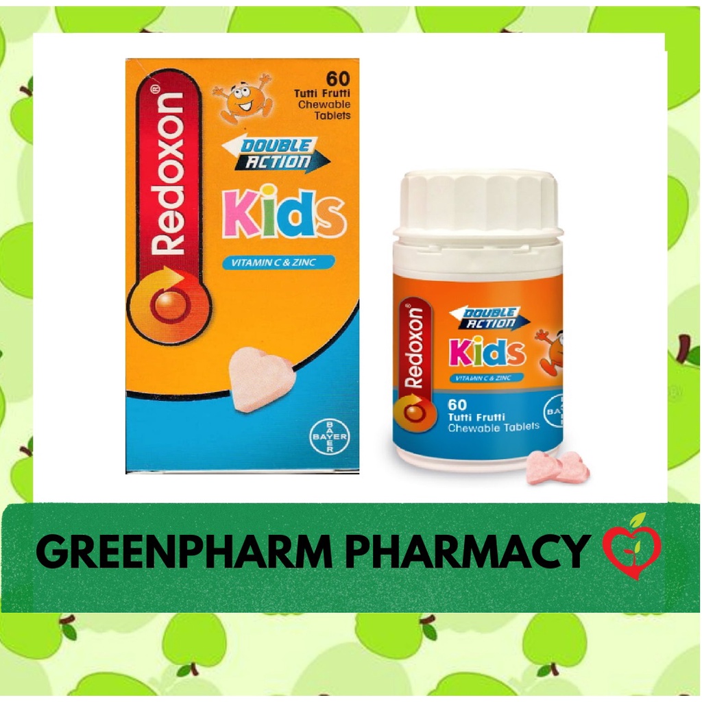 Redoxon Double Action Kids Chewable 60's | Shopee Malaysia