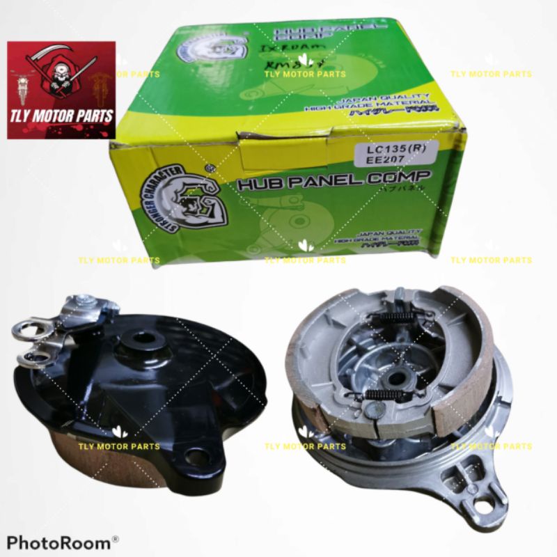 Yamaha Lc135 Rear Hub Panel Comp Hub Brake Belakang Complete Set Shopee Malaysia 4137