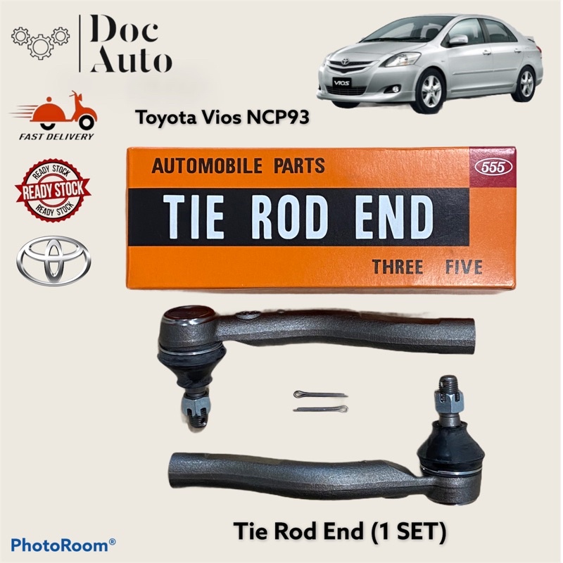 Toyota Vios NCP93 Tie Rod End (1 SET) MADE IN JAPAN 555 Shopee Malaysia