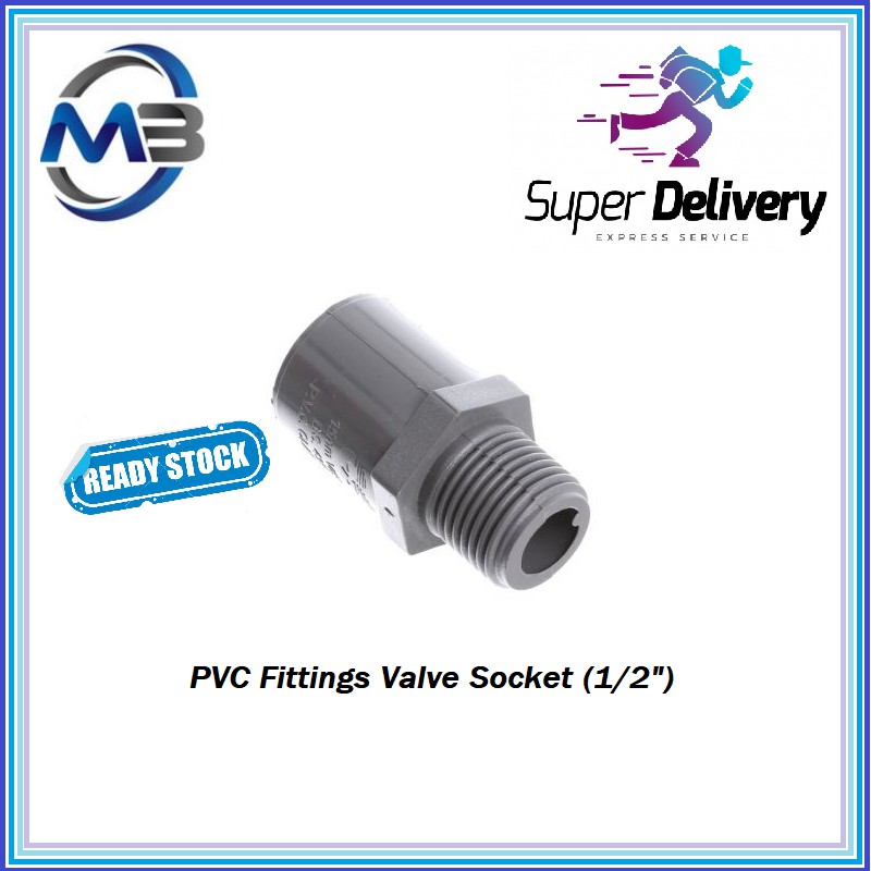 PVC Fittings Valve Socket (1/2