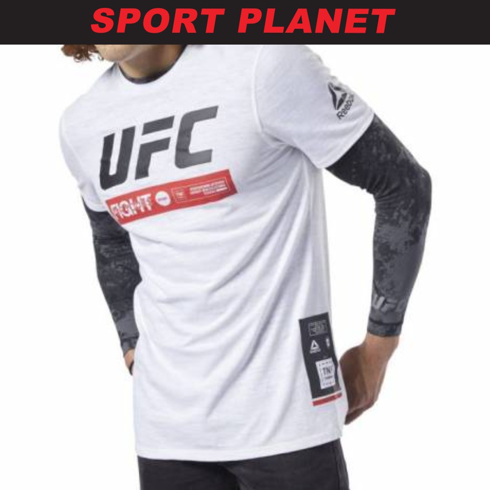 Reebok Men UFC FG Fight Week Short Sleeve Tee Shirt Baju Lelaki (EC1256)  Sport Planet R1