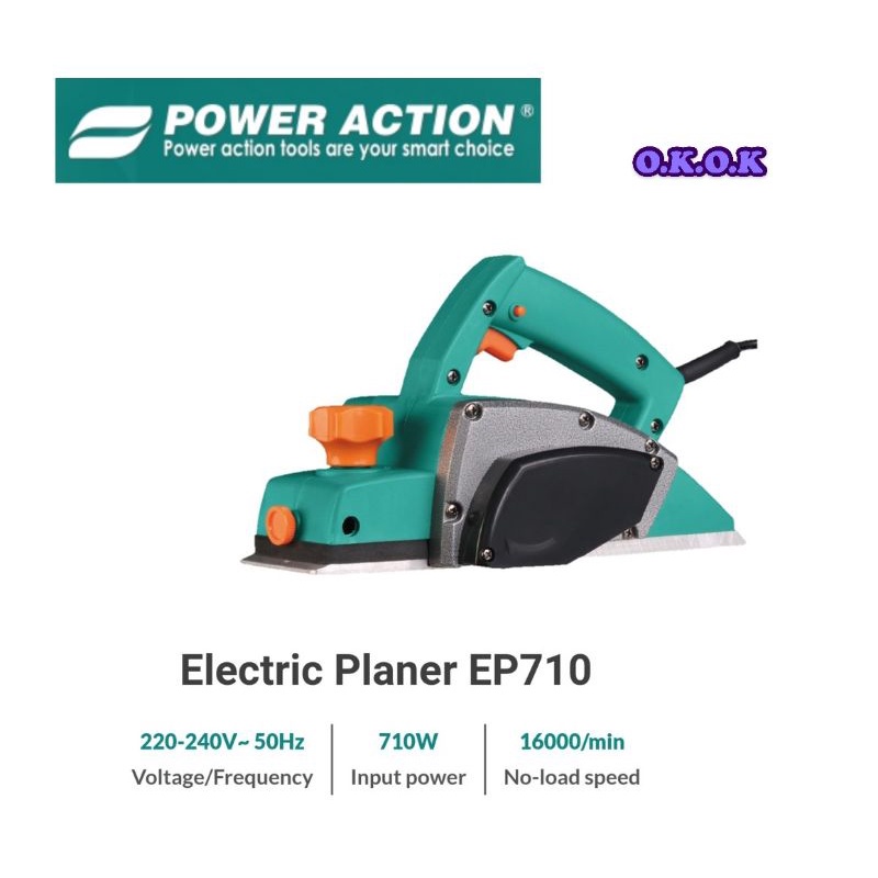 Power Action Electric Planer EP710 | Shopee Malaysia