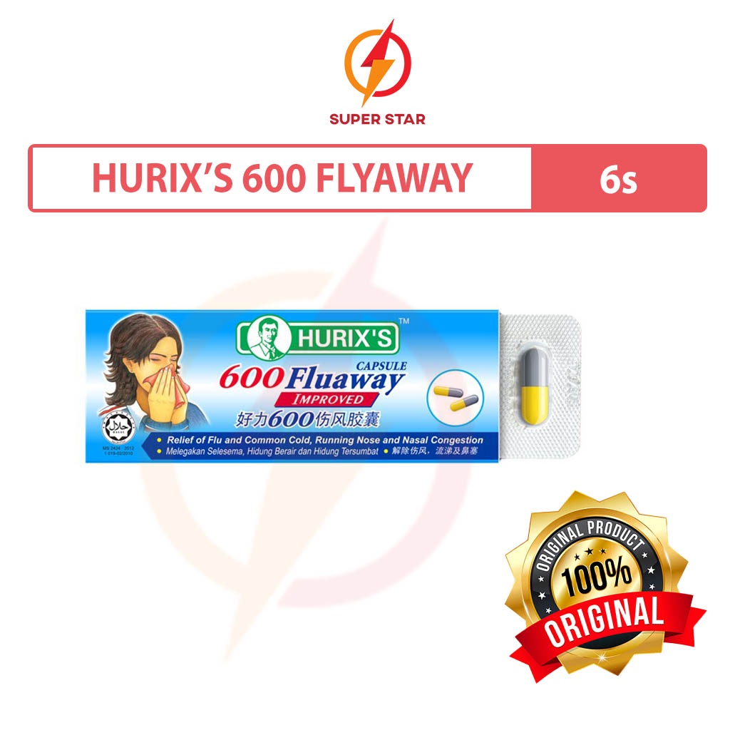 Hurix's 600 Fluaway Capsule Improved 6s | Shopee Malaysia