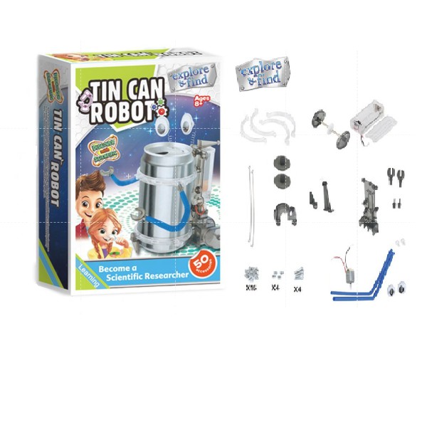 Pop can robot store kit