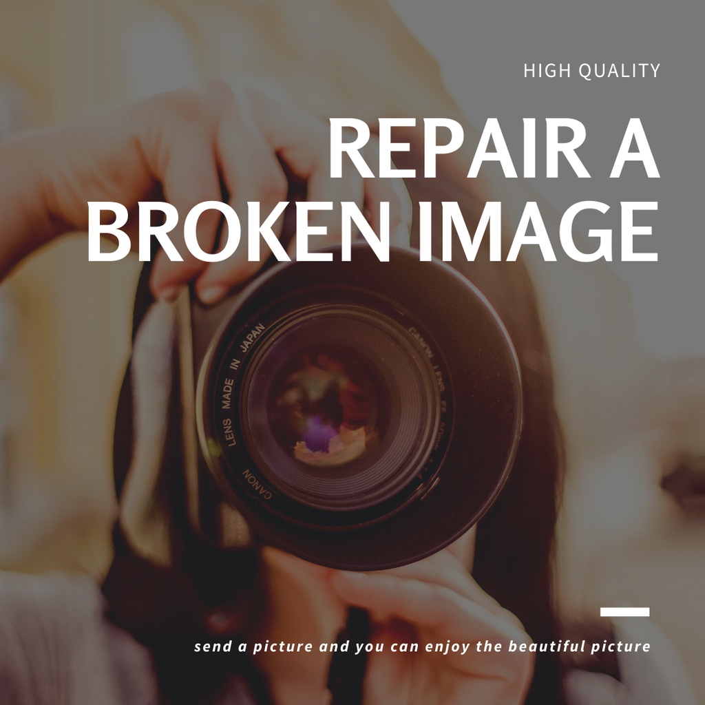 REPAIR A BROKEN IMAGE (HD QUALITY) | Shopee Malaysia