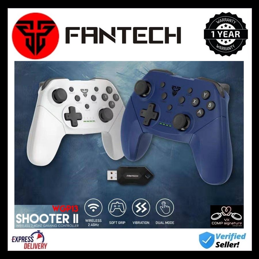 FANTECH WGP13 SHOOTER II 2.4G WIRELESS GAMING CONTROLLER PC GAMEPAD ...