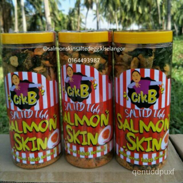 SALMON SKIN SALTED EGG CIKB+ DORYLICIOUS NABIL /ZIZAN / AVHEY | Shopee ...