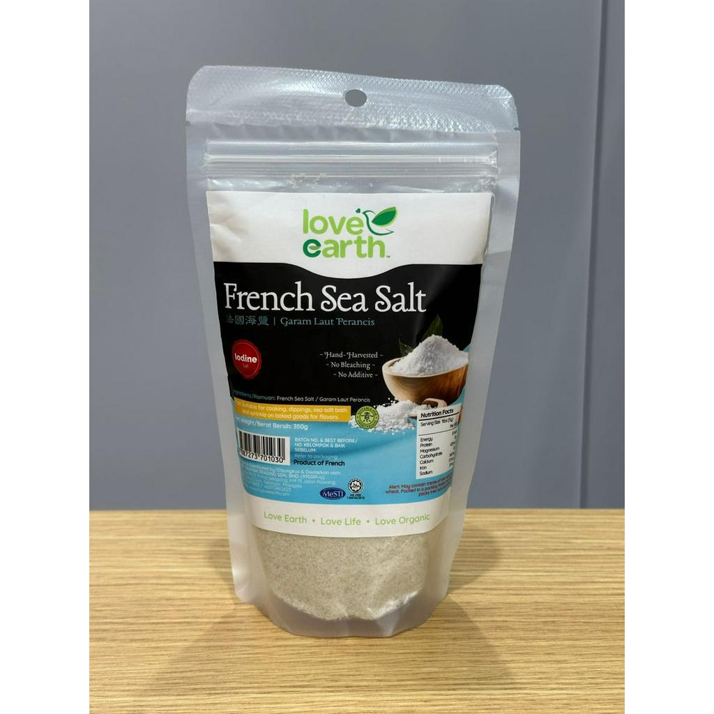 LOVE EARTH FRENCH SEA SALT (FINE) (350G) | Shopee Malaysia
