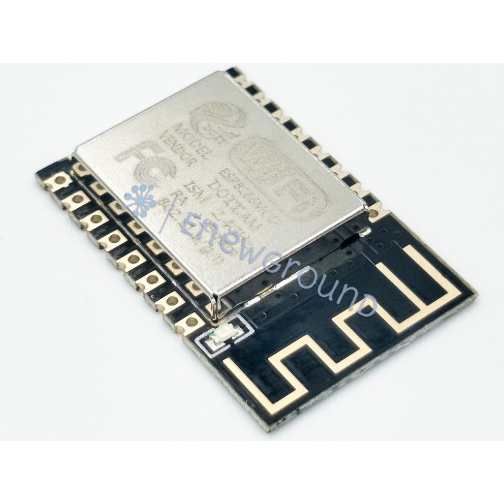 WiFi microcontroller module (ESP8266-12F, with breakout board) | Shopee ...