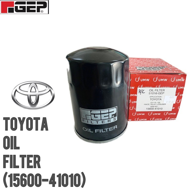 GEP by UMW Toyota Oil Filter 15600 41010 Shopee Malaysia