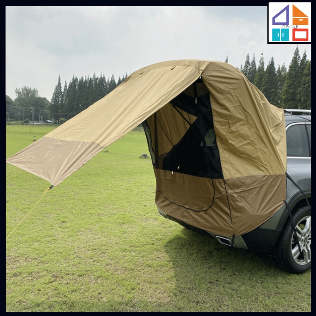 Awning Cover Canopy Roof Top Car Rear Camping Tent | Shopee Malaysia
