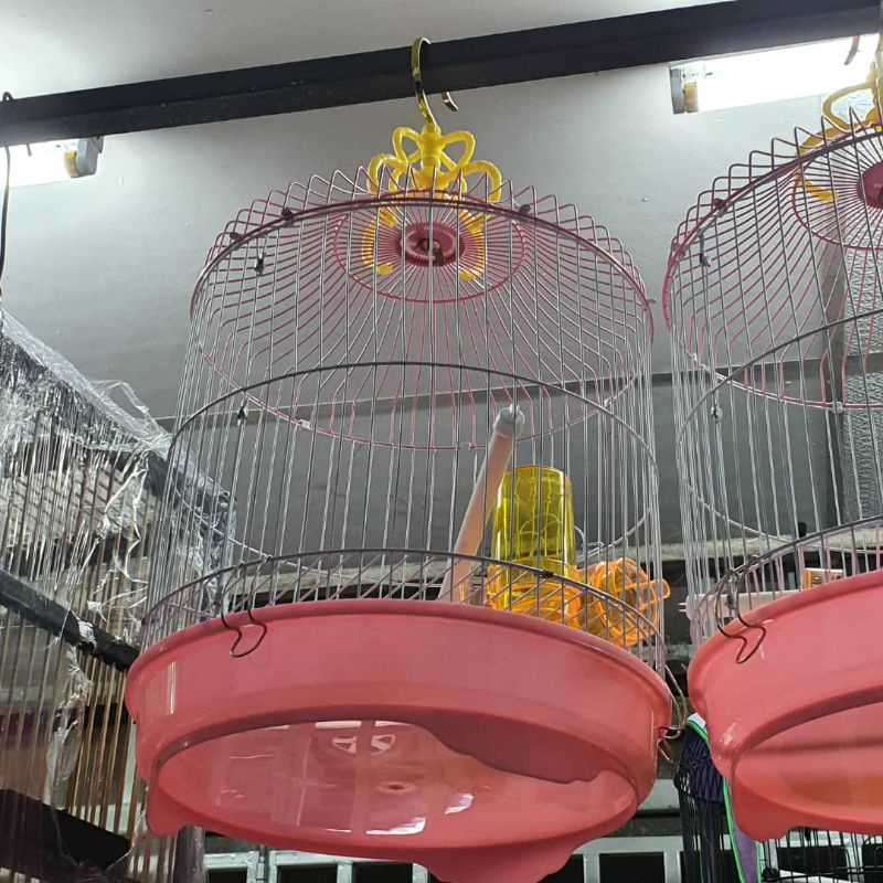 🔥ready Stock🔥sangkar Besi Bulat Sangkar Burung Round Iron Cage Shopee