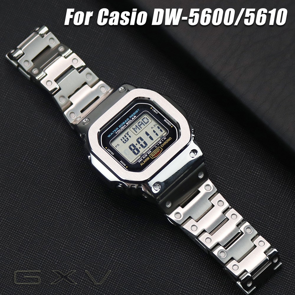 G shock dw 5600 stainless outlet steel