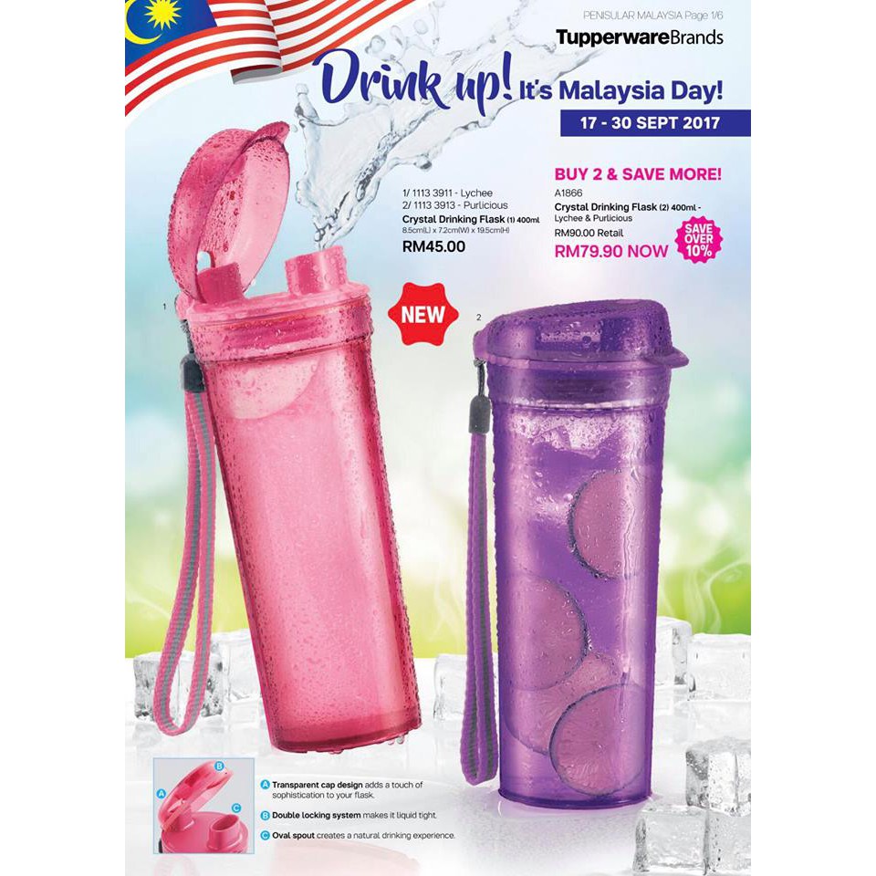 Drink flask sale tupperware