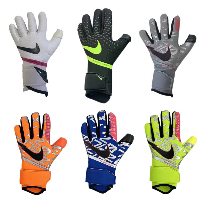 2021Shipping adult football match training goalkeeper latex fingerless