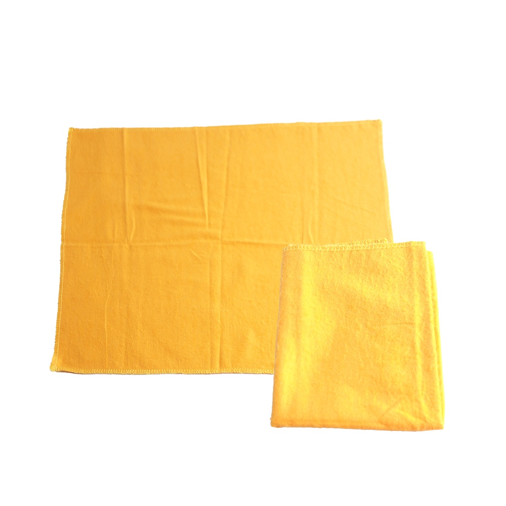 Yellow shoe best sale polishing cloth