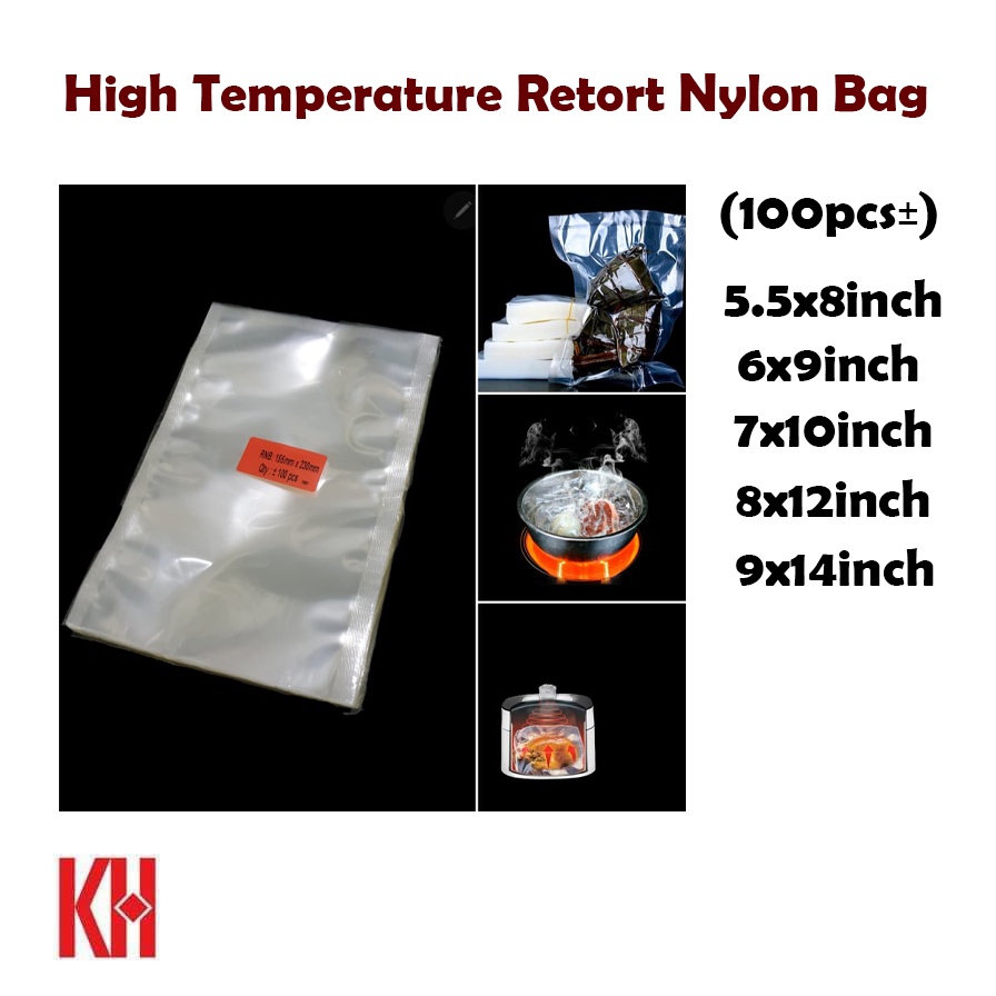 (100pcs±) RNB Retort Nylon Bag / Retort Pouch High Temperature ...