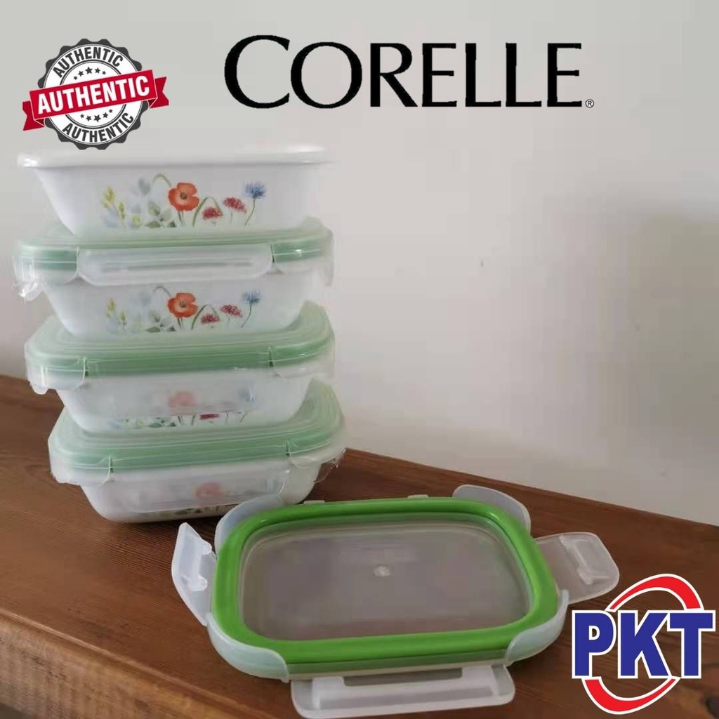 CORELLE SNAPWARE 4PC 200ml ( DAISY FIELD / Country Rose / Provence ...